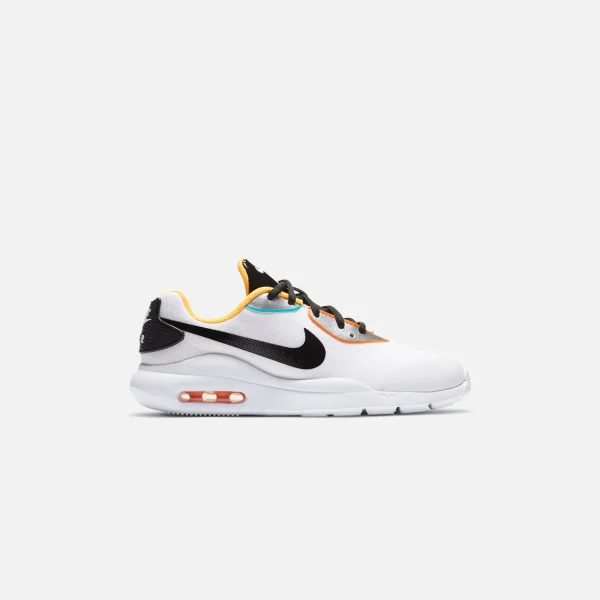 nike grade school air max oketo d2n white chrome black laser orange - KITH-SHOP