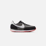 nike kids waffle trainer 2 shoes pewter white black siren red - KITH-SHOP