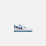 nike pre school air force 1 s50 white deep royal blue - KITH-SHOP