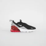 nike pre school air max 270 in black white ember glow and wolf grey - KITH-SHOP