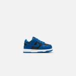 nike td dunk low black hyper cobalt white - KITH-SHOP