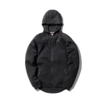 nike tech fleece 1mm windrunner jacket black - KITH-SHOP