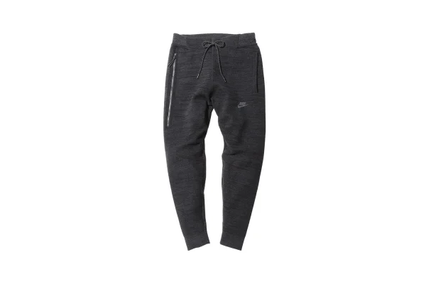 nike tech knit libero pants sleek black design - KITH-SHOP