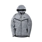 nike tech knit windrunner jacket grey - KITH-SHOP