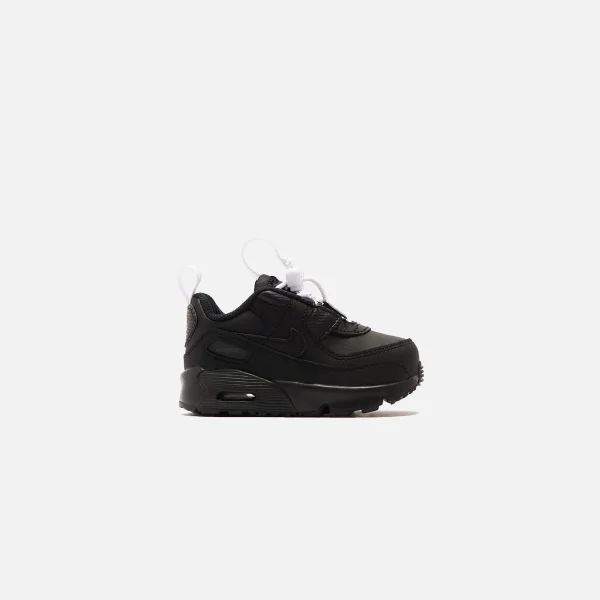 nike toddler air max 90 toggle shoes black and white - KITH-SHOP