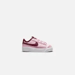 nike toddler blazer low 77 pink foam dark beetroot white black - KITH-SHOP