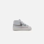 nike toddler blazer mid 77 shoes pure platinum metallic silver - KITH-SHOP