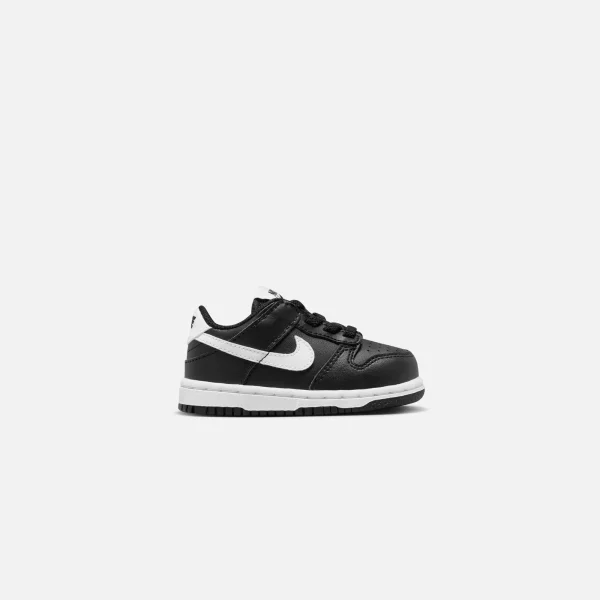 nike toddler dunk low sneakers black and white - KITH-SHOP