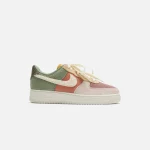 nike women s air force 1 07 oil green terra blush sesame pale ivory - KITH-SHOP