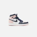 nike women s air jordan 1 high og se in atmosphere and obsidian white - KITH-SHOP