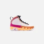 nike women s air jordan 9 retro white cactus flower desert berry - KITH-SHOP