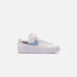 nike women s blazer lw platform se white pink oxford pale ivory boarder blue - KITH-SHOP