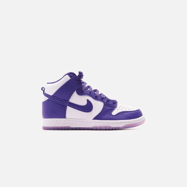 nike women s dunk high sp white varsity purple - KITH-SHOP