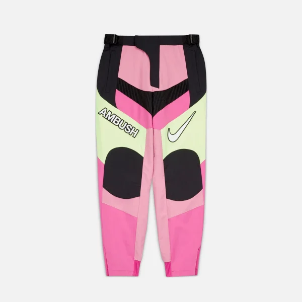 nike women s nrg hf moto pants magic flamingo black - KITH-SHOP