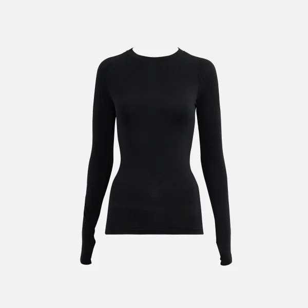 nike x mmw women s dri fit long sleeve top black - KITH-SHOP