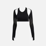 nike x mmw women s dri fit sports bra black - KITH-SHOP