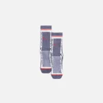 nike x off white grey total crimson socks - KITH-SHOP