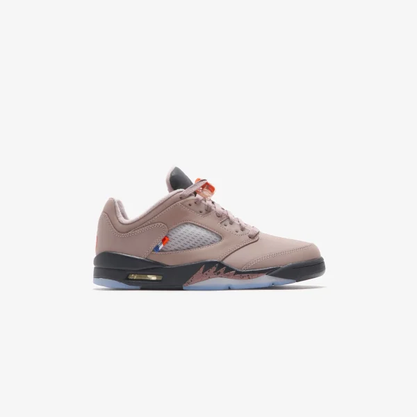 nike x psg air jordan 5 retro low pumice game royal black - KITH-SHOP