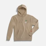 nike x travis scott air jordan hoodie khaki red - KITH-SHOP