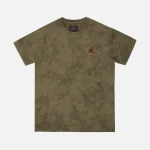 nike x travis scott air jordan medium olive graphic tee - KITH-SHOP