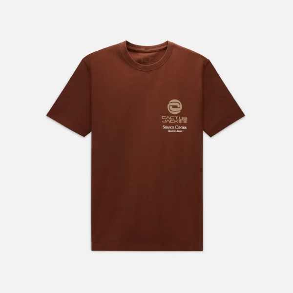 nike x travis scott nrg brown graphic t shirt - KITH-SHOP