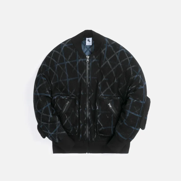 nike x undercover nrg ma 1 knit jacket black - KITH-SHOP