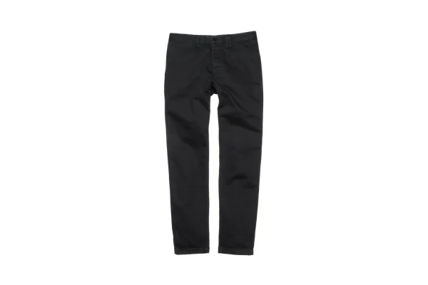 norse projects aros heavyweight chino pants black - KITH-SHOP