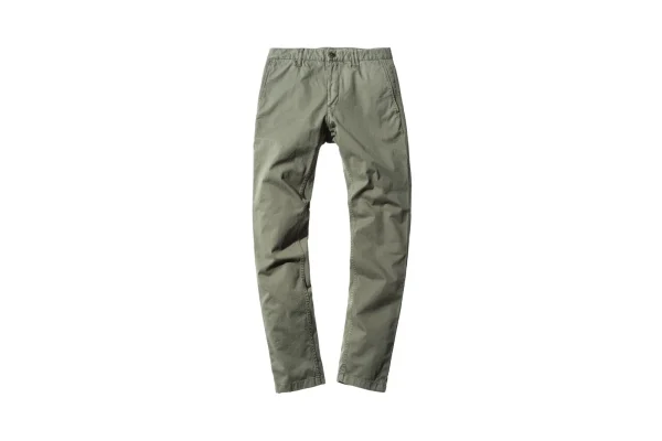 norse projects aros slim fit chino pants dried olive - KITH-SHOP