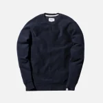 norse projects navy ketel crewneck sweater - KITH-SHOP