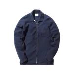 norse projects navy magne waffle knit cardigan - KITH-SHOP