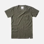 norse projects niels japanese pocket t shirt dried olive - KITH-SHOP