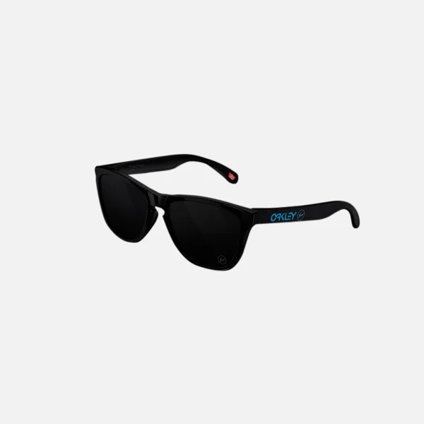 oakley x fragment frogskins blue prizm grey sunglasses - KITH-SHOP