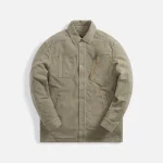 objects iv life moleskin shirt jacket in alkanna grey - KITH-SHOP