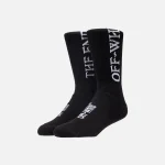 off white black the end socks - KITH-SHOP