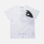 off white hand off graphic tee white - KITH-SHOP