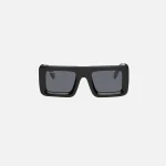 off white leonardo black dark grey sunglasses - KITH-SHOP