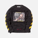 off white s francesco black crewneck sweatshirt - KITH-SHOP