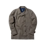 olive frayed edge nsf overcoat - KITH-SHOP