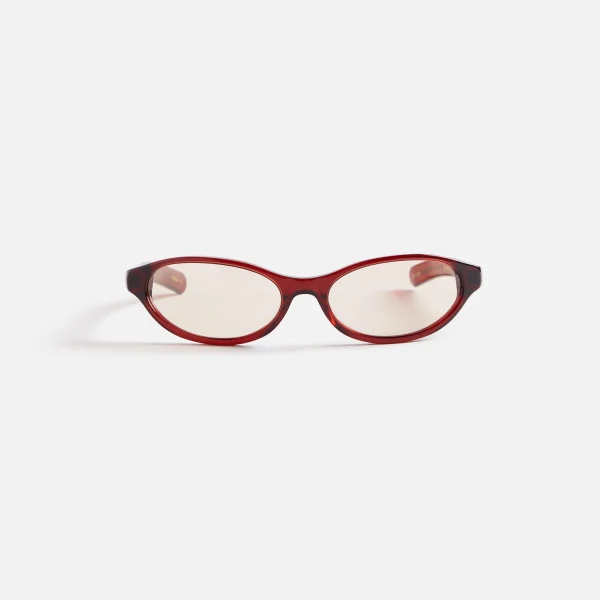 olympia flatlist sunglasses black frame with brown gradient lenses - KITH-SHOP