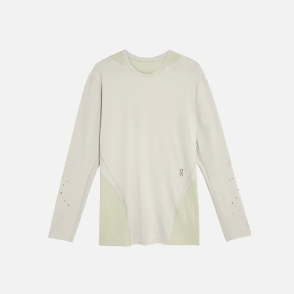 on running faction performance long sleeve tee moondust chalk - KITH-SHOP