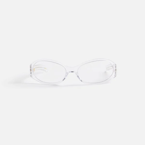 opel clear crystal flatlist sunglasses with transparent lenses - KITH-SHOP