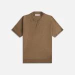 orlebar brown dark biscuit slik linen horton - KITH-SHOP