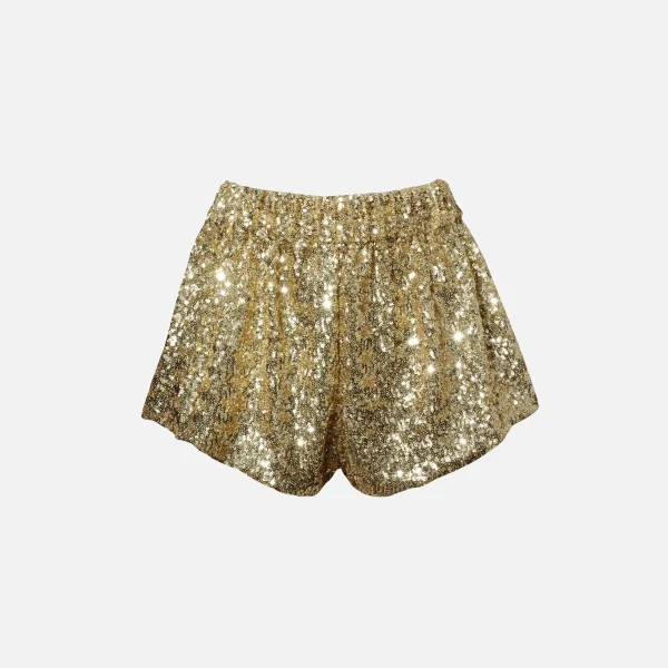 oseree gold paillettes mini dress short length - KITH-SHOP