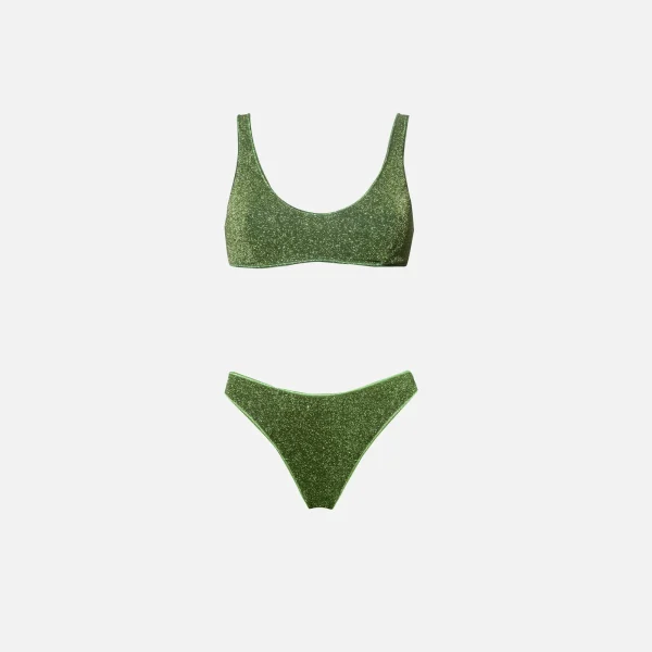 oseree lumi re green sporty two piece set - KITH-SHOP