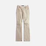 ottolinger beige deconstructed flared chinos - KITH-SHOP