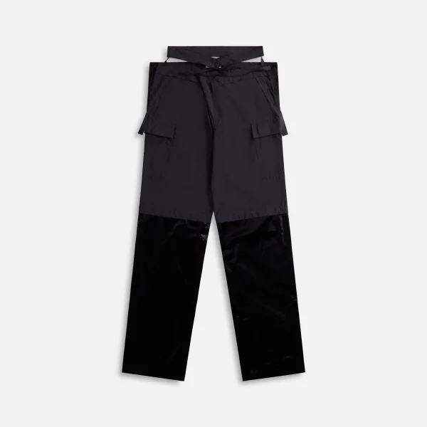 ottolinger black baggy cargo pants - KITH-SHOP