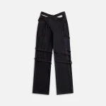 ottolinger grey signature wrap jeans - KITH-SHOP