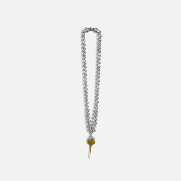 ottolinger mustard diamond dip necklace - KITH-SHOP