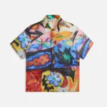 our legacy box shirt with daylight landscape print multicolor - KITH-SHOP