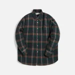 our legacy green check plaid bd shirt - KITH-SHOP